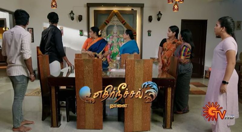 Ethirneechal serial new twist in latest episode whose leg is that? Rya