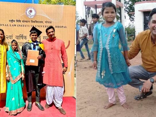 inspirational story of amitabh soni who leaving london job and teaching tribal children in kekadiya village of bhopal mp zrua