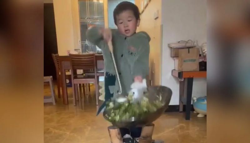 kid imitating chef the video now going viral hyp