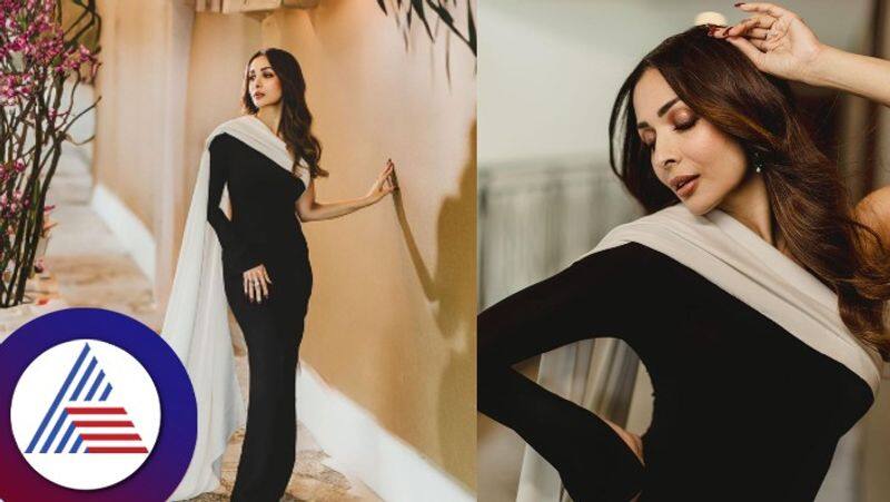 actress malaika arora balck gown dress photos goes viral on social media gvd