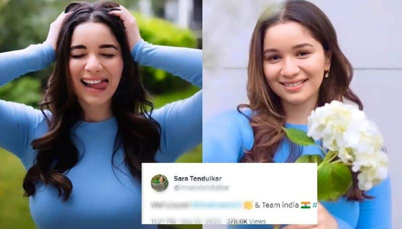 Ind vs Aus Sara Tendulkar on Shubman Gill Tweet goes viral kvn