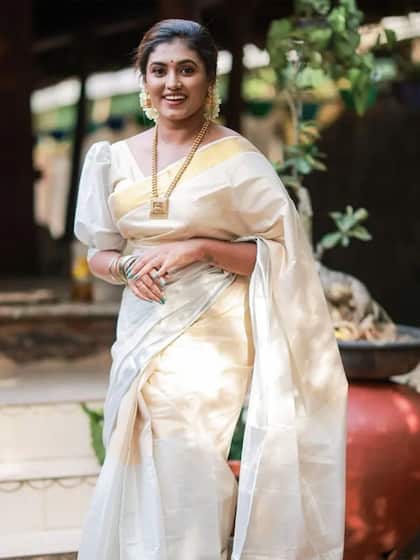 Kasavu Saree