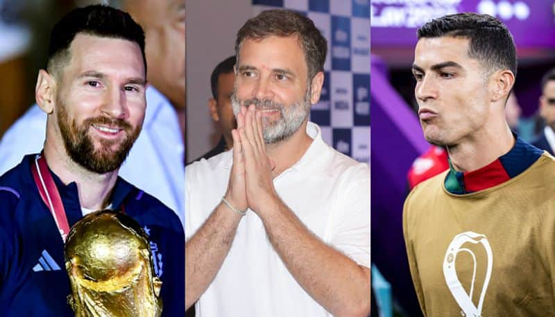 Rahul Gandhi picks Lionel Messi as best footballer in the world but Cristiano Ronaldo have a place in his heart jje