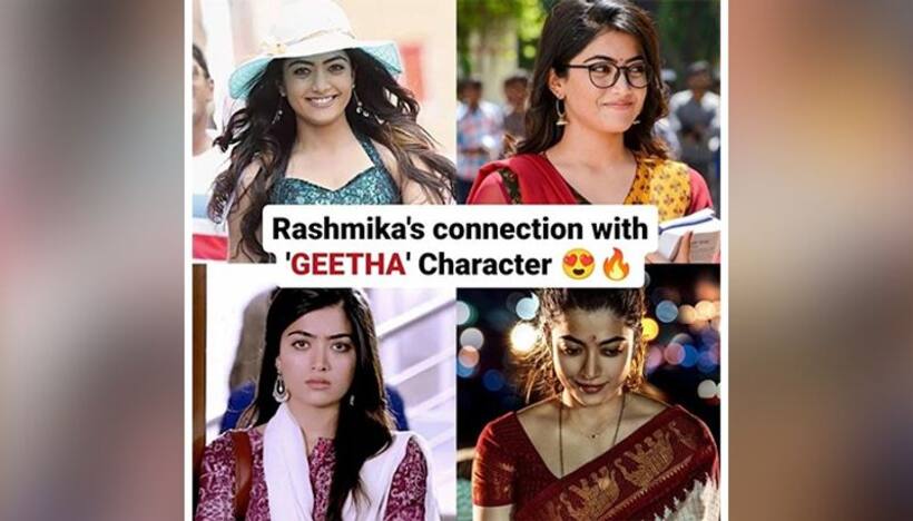 From Geetha to Geetanjali: Rashmika Mandanna's special connection with the Name 'Geetha'