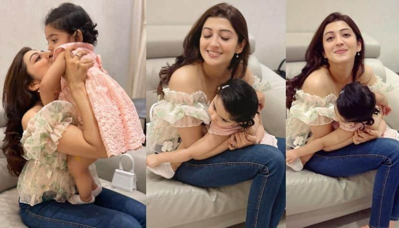 Pranitha Subhash cute Photos with Her Daughter NSK