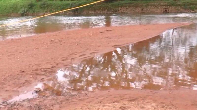 Lack of rain triveni sangama of Kodagu bhagamandala is empty rav