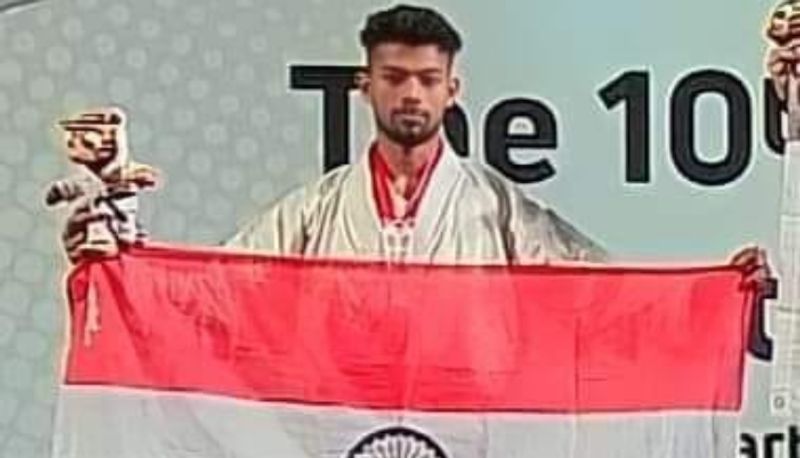 Keralite win a medal in world karate championship joy