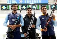 Jaipur boys divyansh, aishwary, and rudraksh made record in asian game shooting sports ZKAMN