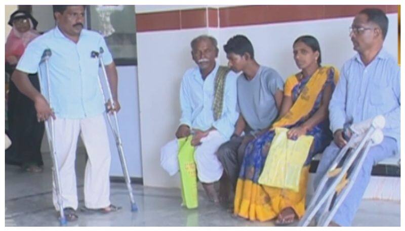 Specially handicapped people facing problem in yadgiri nbn