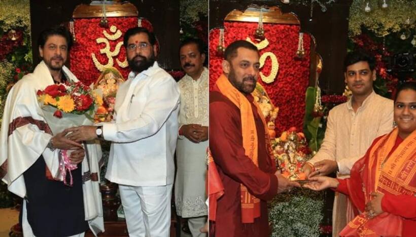 సీఎం ఇంట్లో షారుఖ్ , సల్మాన్.. గణపతి పూజలో బాలీవుడ్ స్టార్ హీరోలు, వైరల్ అవుతున్న పిక్స్..