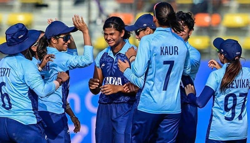 Asian Games 2023 Indian Womens Cricket Team Thrash Sri Lanka by 19 runs Clinch gold medal kvn