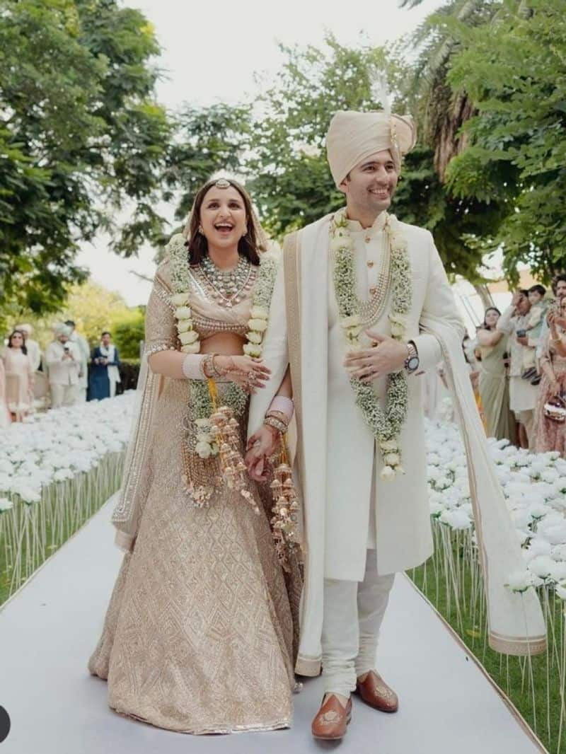 raghav chaddha parineeti chopra wedding photos are out, raghav chaddha shared from instagaram account ZKAMN