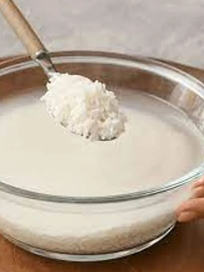 Soak the rice for overnight