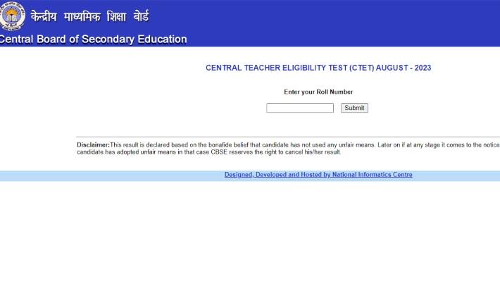 CTET Result 2023