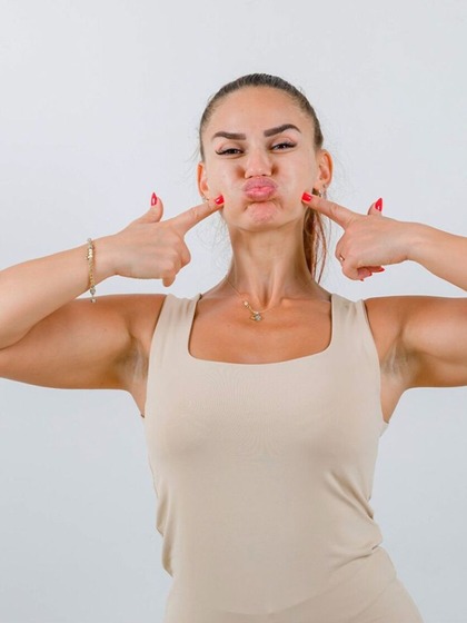 1. Puff Your Cheeks:
