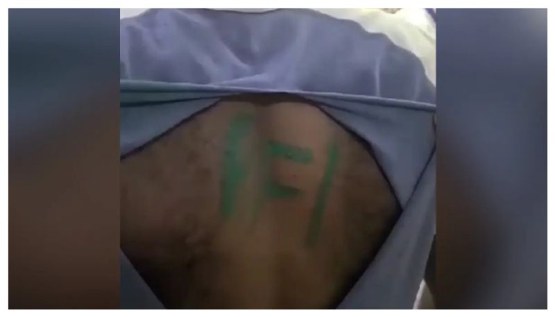 Army Jawan Attacked and painted PFI On His Back in Kollam, police registered case prm