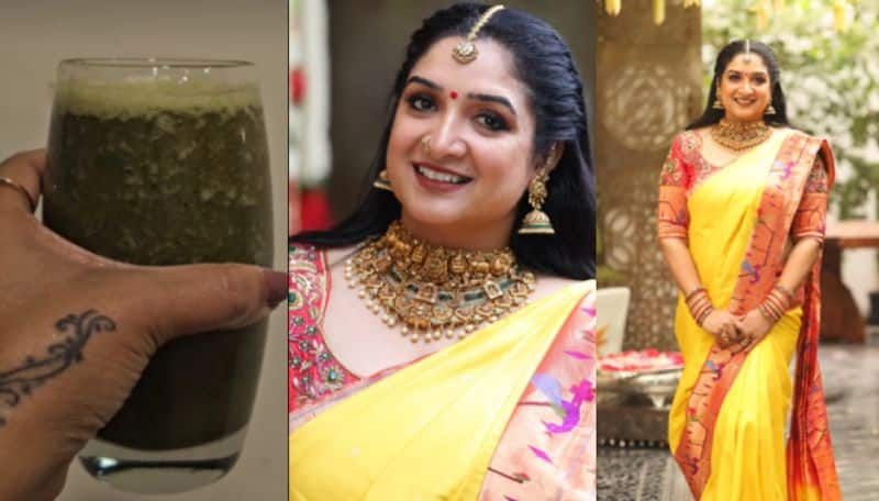 Actress Vanitha Vijayakumar sister anitha vijayakumar shared a smoothie recipe for skin care ans 