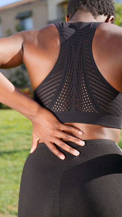 Lack of regular physical activity leading to weak back muscles