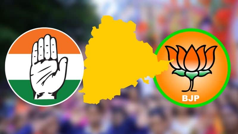 bjp three MPs lost and congress three MPs won in telangana election results 2023 kms