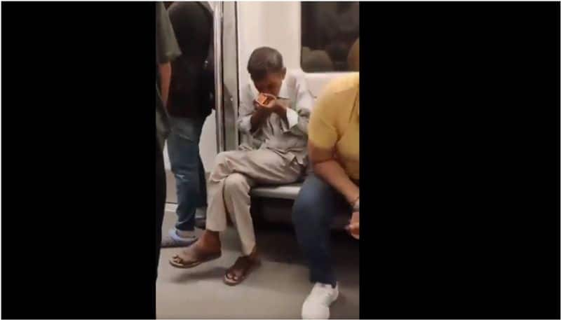 metro train authorities responds after video of man lighting up beedi in Metro train goes viral