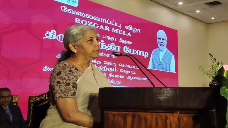 central minister nirmala sitharaman provided rs 3749 crore loan for industries in coimbatore vel