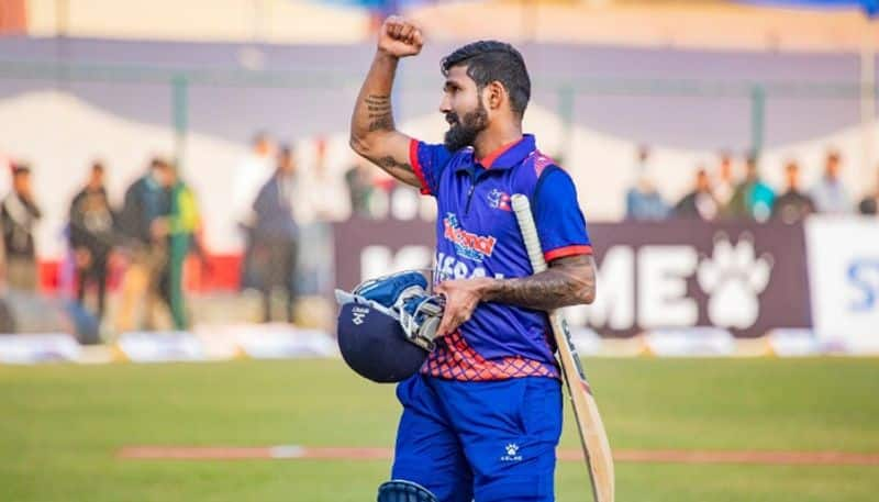 6 sixes in 6 balls... Nepal Dipendra Singh Airee destruction with a half century in 9 balls, video viral RMA