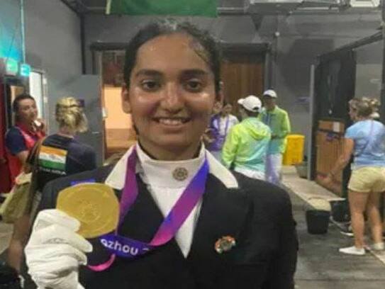 asian games 2023 india win gold in equestrian after 41 years zrua