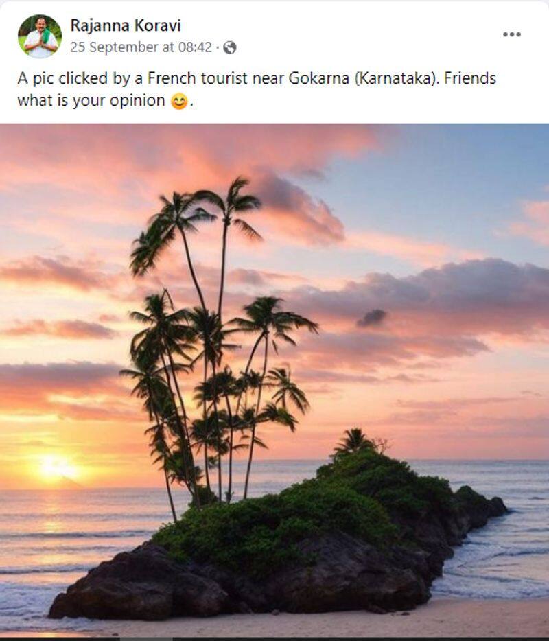 PM Modi photo in coconut trees not real Fact check jje 