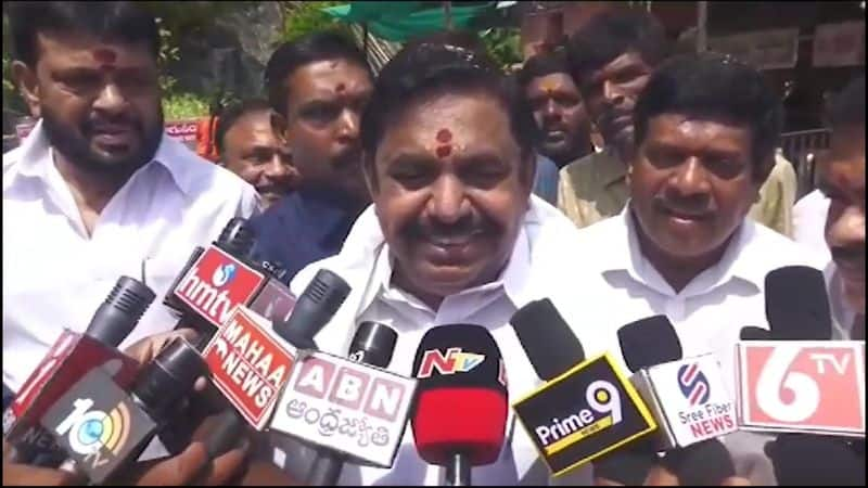 aiadmk general secretary edappadi palaniswami slams dmk government in salem vel