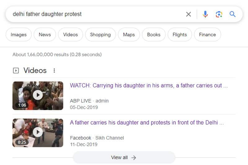 Old video of father and daughter protest in delhi goes viral with misleading captions Fact check jje 