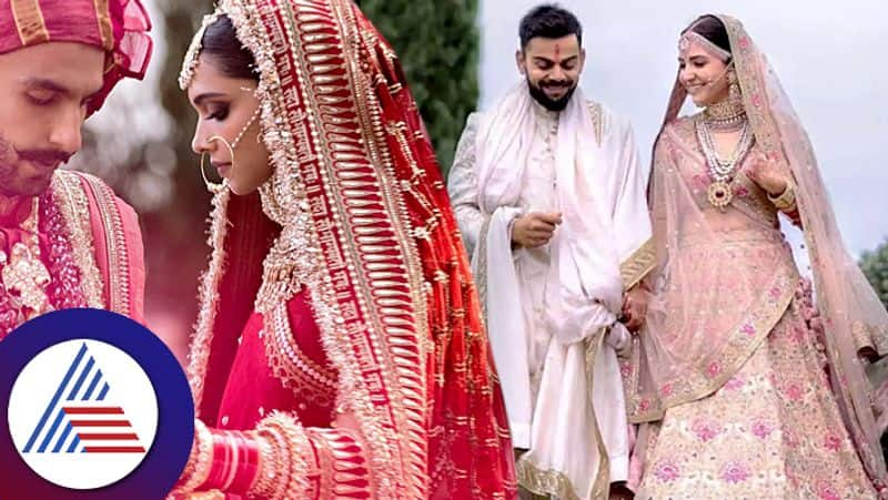 Bollywood actress Deepika Padukone to Anushka Sharma  Most expensive bridal lehengas worn  as brides Rao