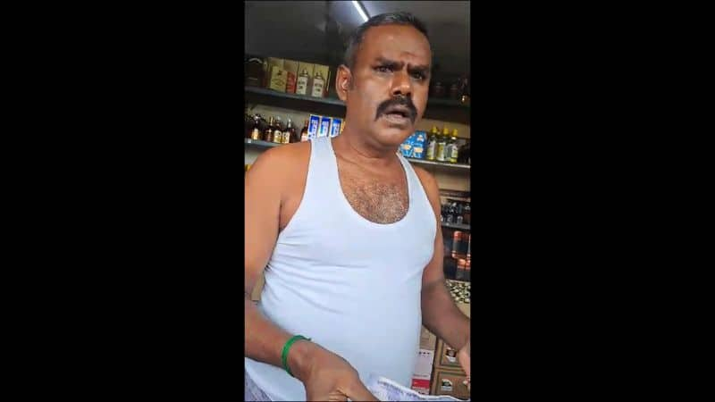 Tasmac shop in Tirupur district is in a frenzy as Rs.20 extra is charged for a bottle of alcohol vel