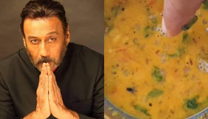 video shared by jackie shroff gets huge attention after a dead fly spotted in dal curry hyp