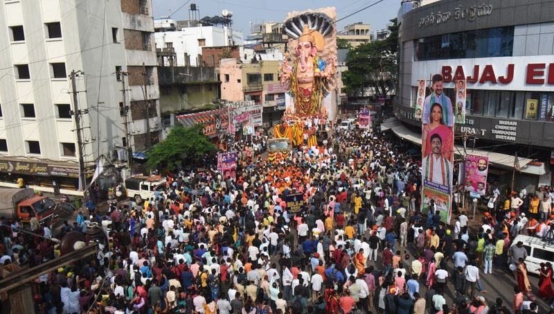 Ganesh idol immersion will be completed tomorrow morning says Bhagyanagar Ganesh utsav samiti lns