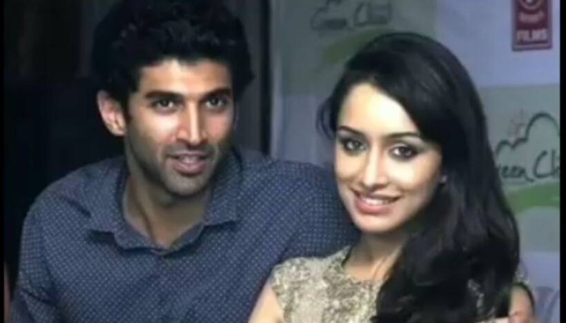Watch: Aditya Roy Kapur and Shraddha Kapoor hug at T-Series Ganpati darshan, netizens go gala