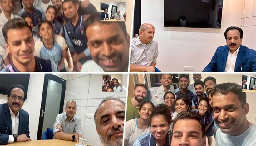 దేశపు రియల్ హీరోలు : ఇస్రో ఛైర్మన్, రిటైర్డ్ ఎయిర్ మార్షల్, బ్యాడ్మింటన్ స్టార్లు ఒకచోట కలిసిన అపూర్వక్షణాలు..