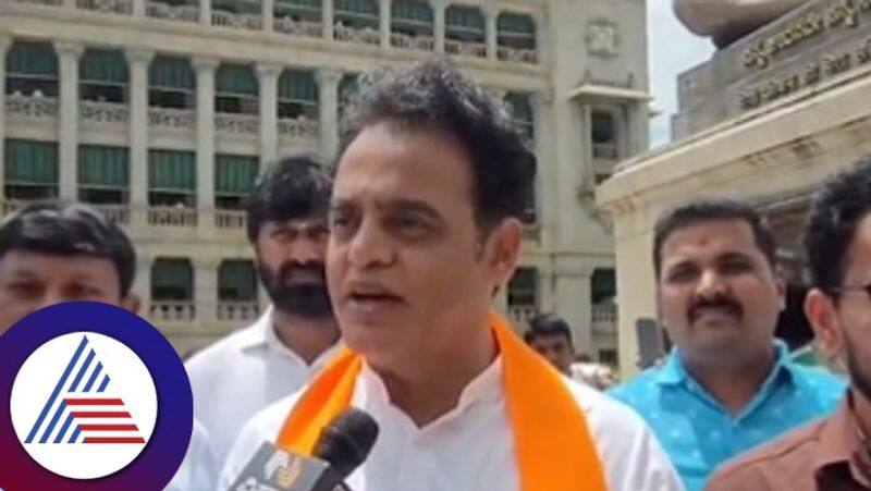 Cauvery dispute aswattha narayana criticizes Congress at mandya rav