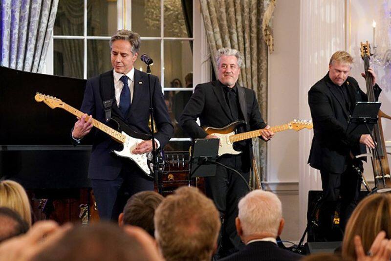 Antony Blinken's music diplomacy: WATCH US Secretary of State's 'rock-and-roll' moment snt