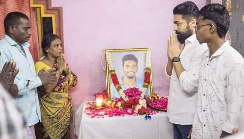 Tamil Star Suriya condolences to his die hard fan death NSK