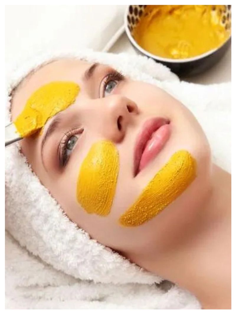 Apply turmeric paste directly to the affected area using clean fingers