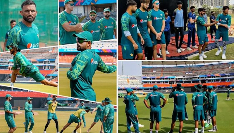 ODI World Cup 2023: Towering at 6'9", net bowler Nishanth Saranu stands out in Pakistan's training session snt