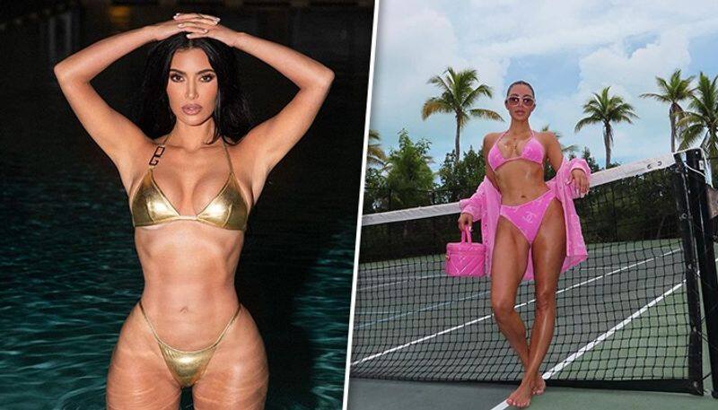 Kim Kardashian BOLD-SEXY photos: Model shows off hourglass figure in selected bikinis RKK 