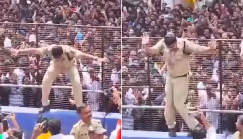 గంగా జమున తెహజీబ్: గణపతి నిమజ్జనంలో భక్తులతోపాటు పోలీసుల స్టెప్పులు.. నగరంలో వెల్లివిరిసిన మతసామరస్యం (Videos)