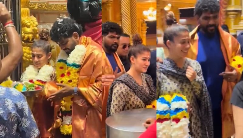 More than Business Trip Lady Super Star Nayanthara and Vignesh Shivan visited temple in malaysia ans