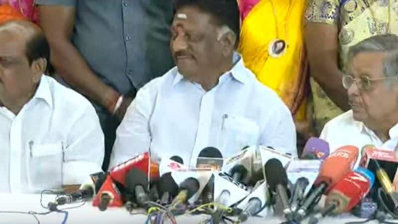 if i speak some truths then edappadi palaniswami will go to tihar jail says former cm o panneerselvam vel