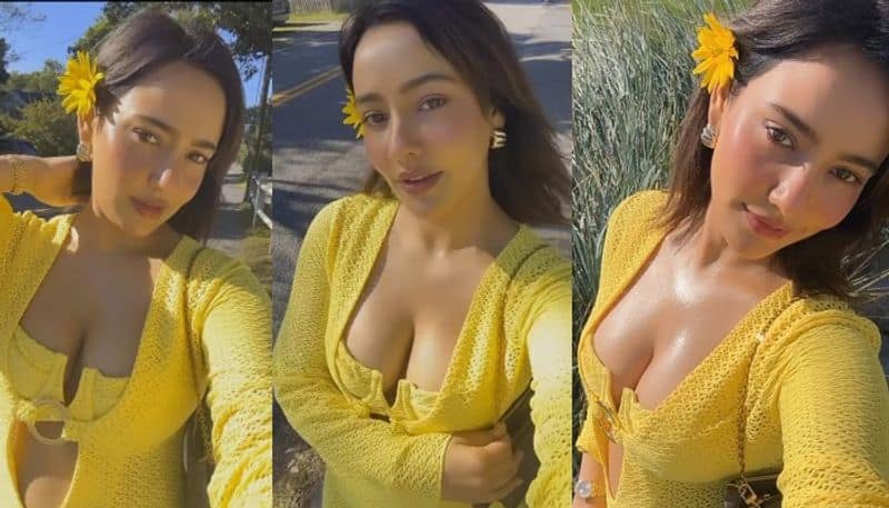 Neha Sharma Stunning Look in Yellow dress NSK