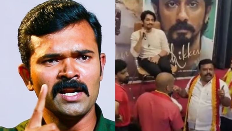 saattai duraimurugan condemns kaveri protestors behaviour against actor siddharth gan