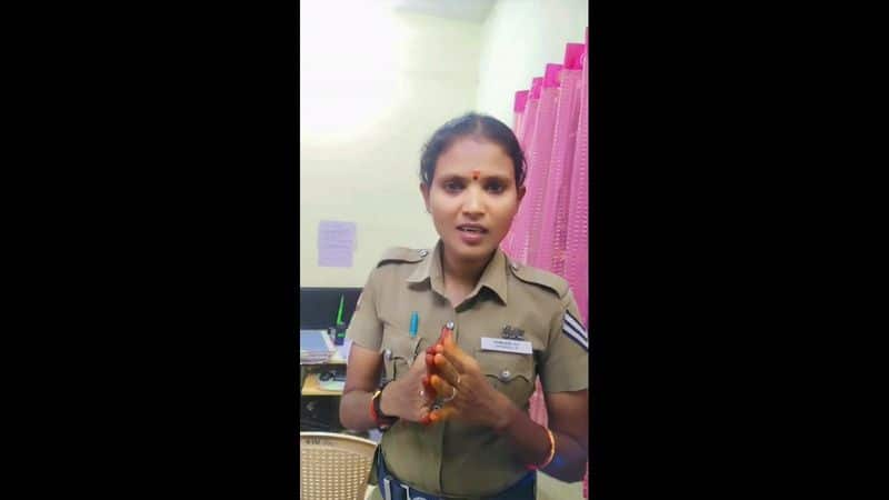 woman constable release a awareness video about cyber crime in mayiladuthurai vel