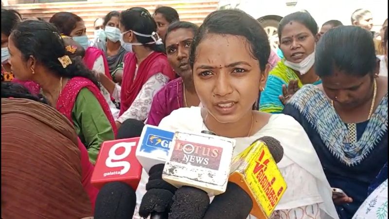 temporary nurses protest to need a government job in puducherry vel