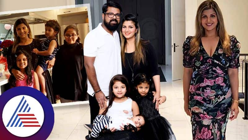 90s popular actress Rambha Family pic pav